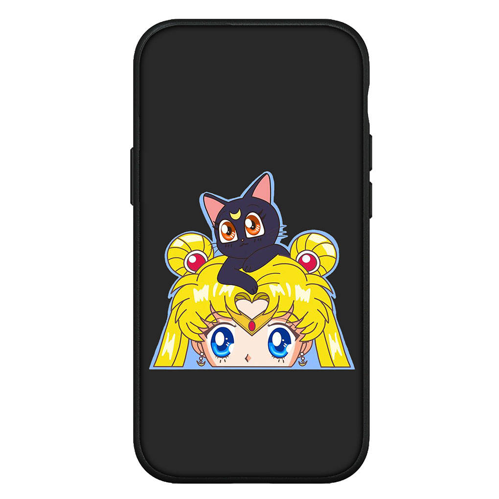 Чехол для iPhone 16 15 Xiaomi Redmi Note 14 13 12 11 Pro Max X 8 9 16e Samsung Galaxy S25 S24 S23 Moto G85 OPPO Huawei Sailor Comics Moon Чехол для телефона