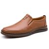 Модные однотонные новые дизайнерские лоферы мужские весна-осень новые дизайнерские туфли из коровьей кожи мужские на мягкой подошве легкие модные повседневные туфли мужские