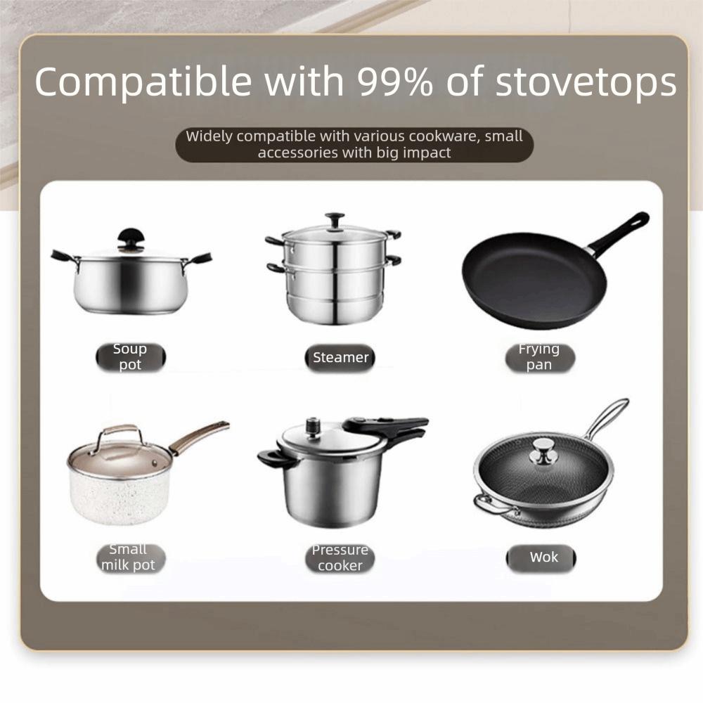 Black Gas Stove Bracket Anti Slip Pot Rack High Quality Wok Support  Stovetop