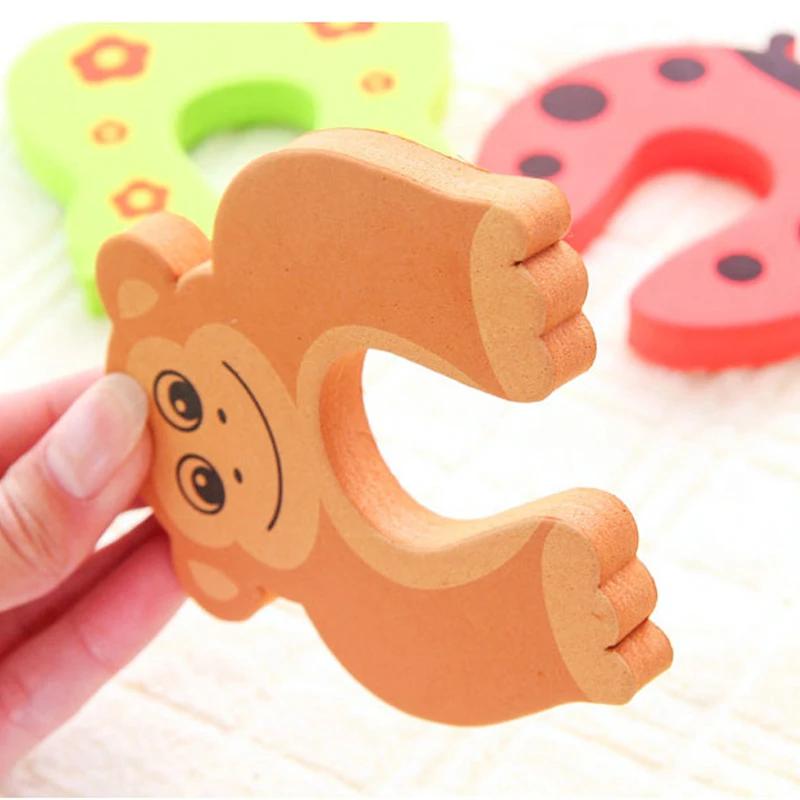 Baby Safety Door Stopper Anti-pinch Hand Cartoon Animal Door Block Thick Child Security Protection Lock Finger Protector