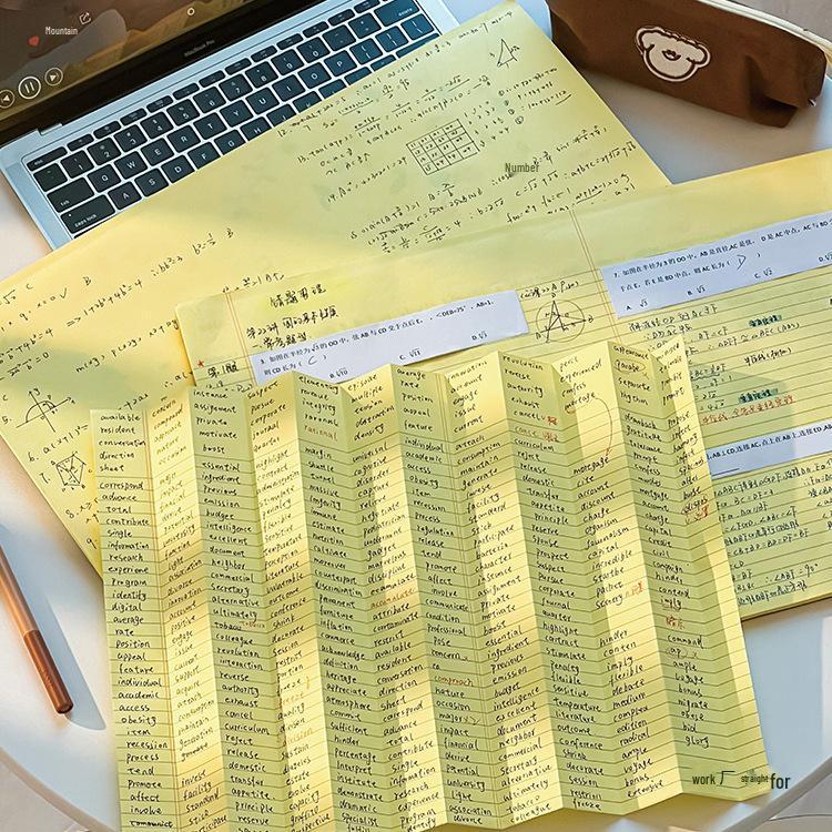 A3 Tear-Off Scratch Pad: Large Mind Map & Planner Notebook (Lined/Blank)