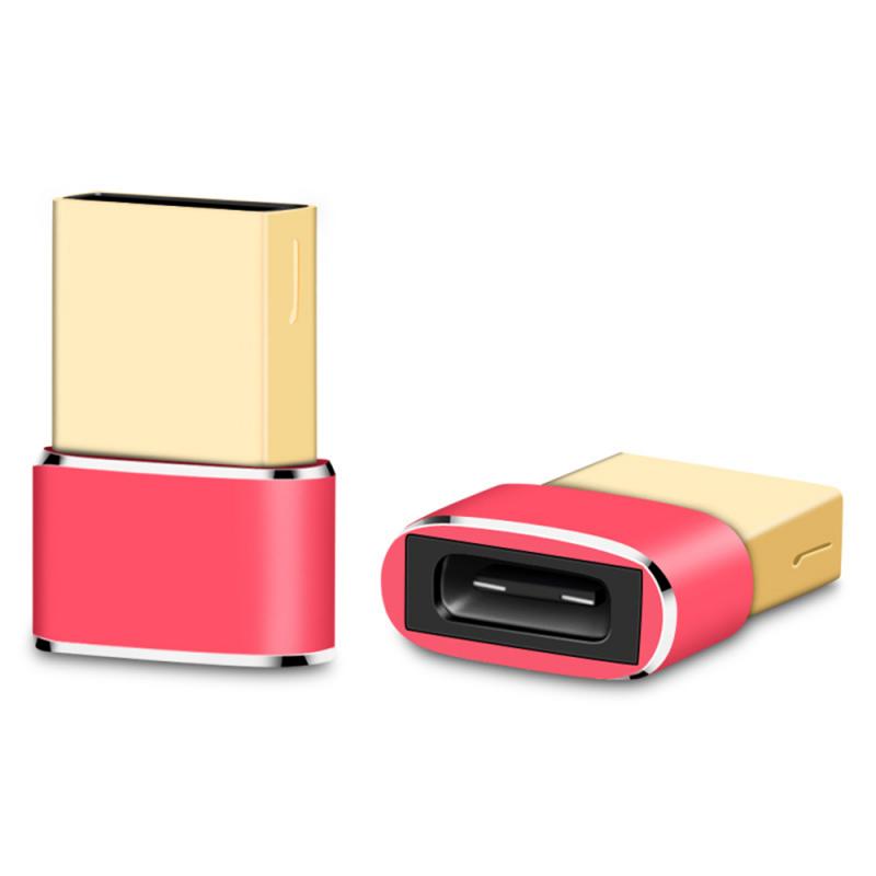 USB 2.0 USB A Папа к Type C Мама Разъем Переходник Тип USB C Стандартная Зарядка Передача Данных Аксессуары для Мобильных Телефонов