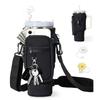 Bezaha Water Bottle Holder for Stanley 800-1200ml, Compatible with Authentic Stanley Cups, Includes Straw Cap & Carry Bag, Adjustable Shoulder Strap,