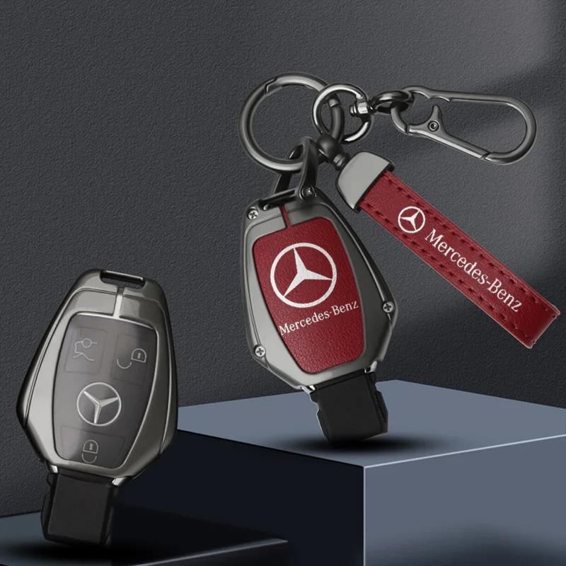 AABHZ1 Car Key Case Cover Shell Fob Accessories For Mercedes Benz W204 W463 W176 W251 W205 A200 A260 A C R G Class GLA CLA GLK GLC CLS