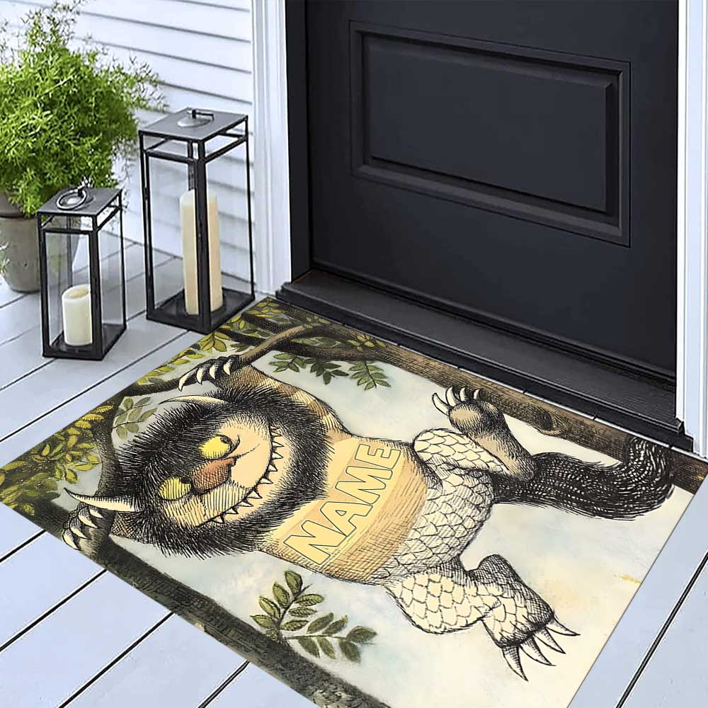 Warner Bros. Works (58) Customize your name rug, office chair cushion, home bedroom living room gift.