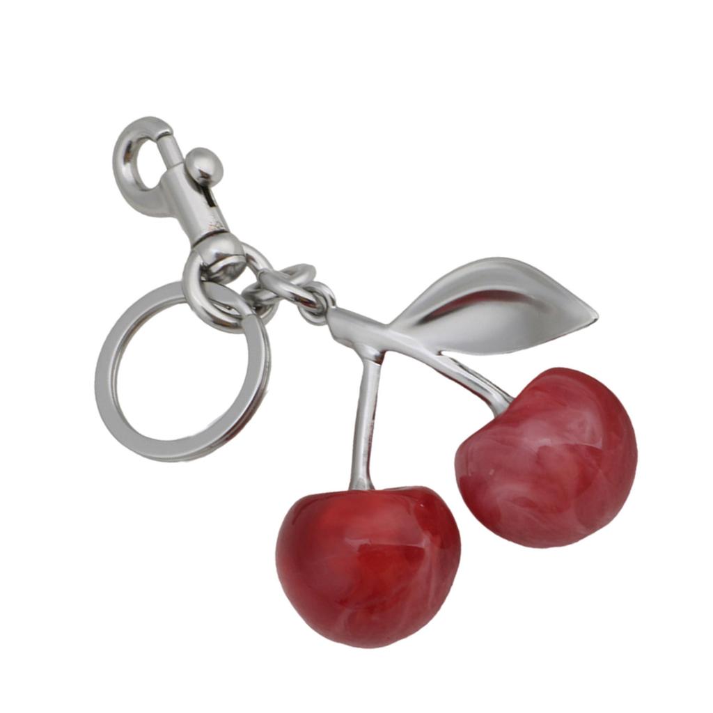 Молодежный вишневый аксессуар Модный брелок Сплав Смола Текстура Вишневые брелки Подходят для вечеринки и повседневной одежды