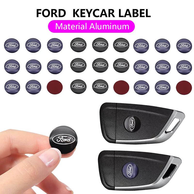 Car Hot sale Ford 14mm 3D Aluminum Car Logo Key Fob Decoration Emblem Auto Key Badge Sticker Accessories GMSBD1