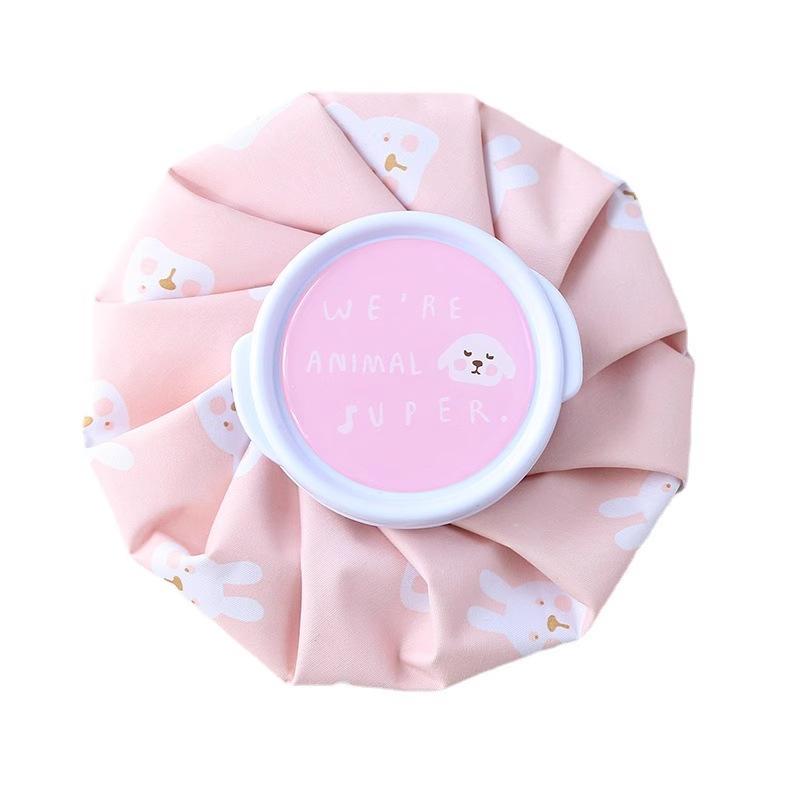 Cartoon Fabric Ice Pack Hot Cold Water Bag Reusable Portable Therapy Compress for Pain Relief