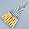 SMVP 304 Stainless Steel BBQ Skewers with Wooden Handle