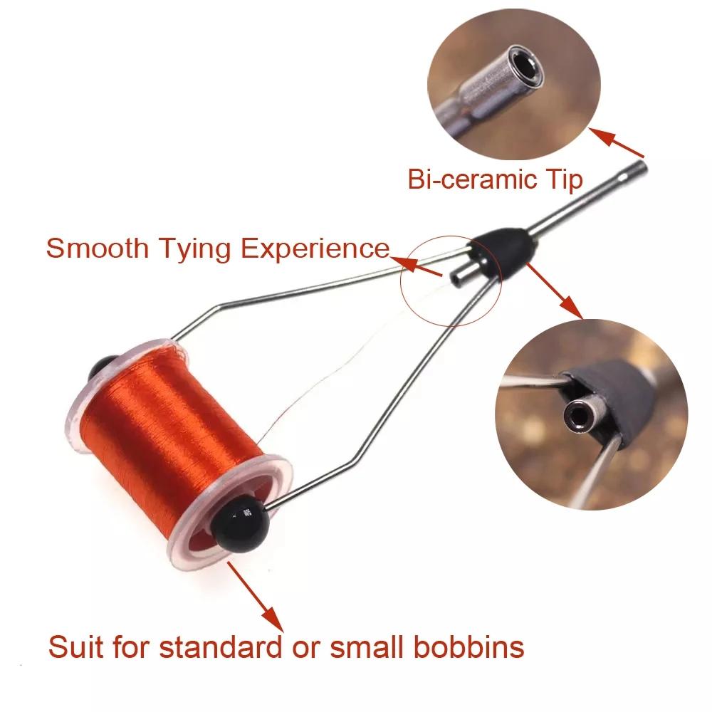 Bimoo Новое поступление, держатель для шпули нахлыстом, легкий вес, инструменты для вязания нахлыстом для стандартной и маленькой шпульки