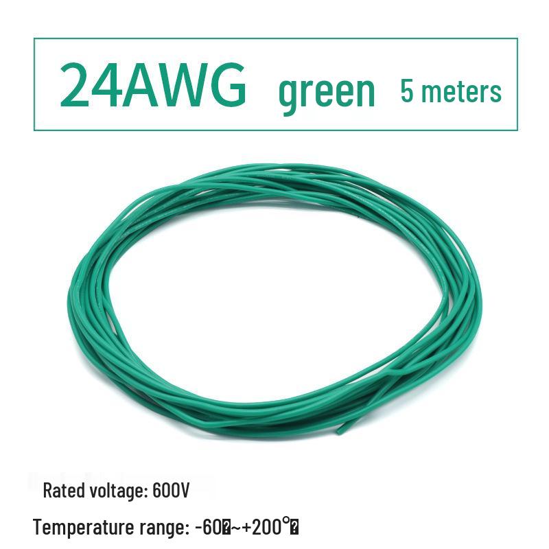 Высокотемпературный силиконовый провод 3135, 10-30 AWG, 600 В, лужёная медная жила для авиамоделей и литиевых батарей.