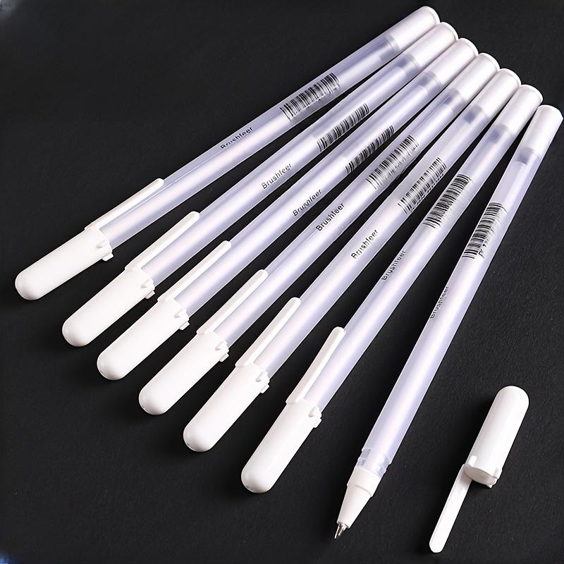10 шт. Белые маркеры и гелевые ручки - Идеально для художников и рисовальщиков комиксов Ручные цветные ручки, ручки для художественного рисования, DIY