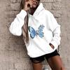 Harajuku Hoodie Women's Fashion Sports Pullover Fall Long Sleeve Base Pullover Girls Casual Sports Hoodie Butterfly Print Tops