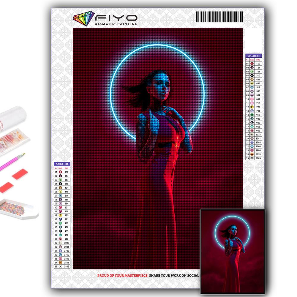 DIY 5D алмазная живопись Киберпанк сексуальное искусство вышивка крестом комплект полная дрель вышивка мозаика художественная картина стразы подарок