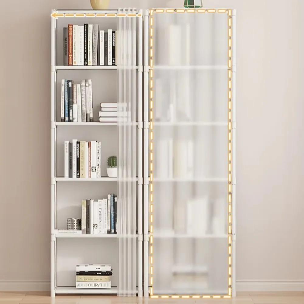 Dustproof Bookshelf Strong Load-bearing Capacity Cloth Wardrobe Simple Wardrobe Simple High-capacity Multipurpose Storage Rack