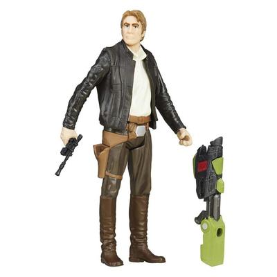 Star The Force Awakens Hasbro дюймовая базовая фигурка Хан Соло ЗВЕЗДНЫЕ ВОЙНЫ ПРОБУЖДЕНИЕ СИЛЫ 2016 БАЗОВАЯ ФИГУРКА ХАН СОЛО Эпизод 7 Последние войны фильмов 3.75 /