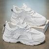 Spring Men's Shoes New Breathable Mesh Sports Shoes Men's Trend Versatile Little White Shoes Thick Sole Customization
