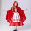 New Halloween Children's Little Red Riding Hood Party Nightclub Dance Queen Christmas Dress