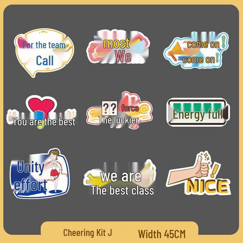 Custom Cheer Signs & Pom-Poms for Sports Events & Team Photos