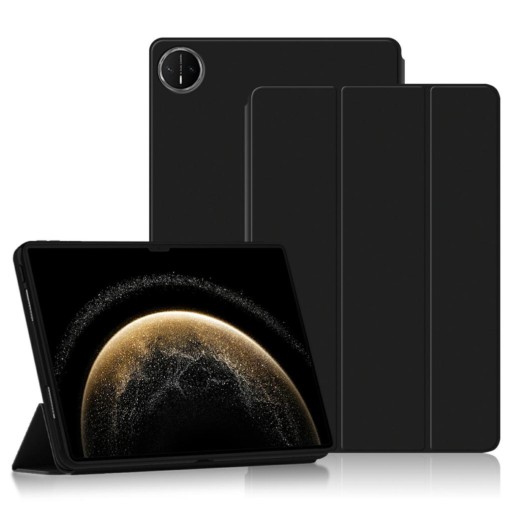 Для Huawei MatePad Pro 13,2 (2025) Чехол из искусственной кожи TPU с задней крышкой Trifold Stand Tablet Cover