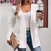 Women's Fashion Casual Fall Winter Solid Color Print Long Sleeve Sweaters