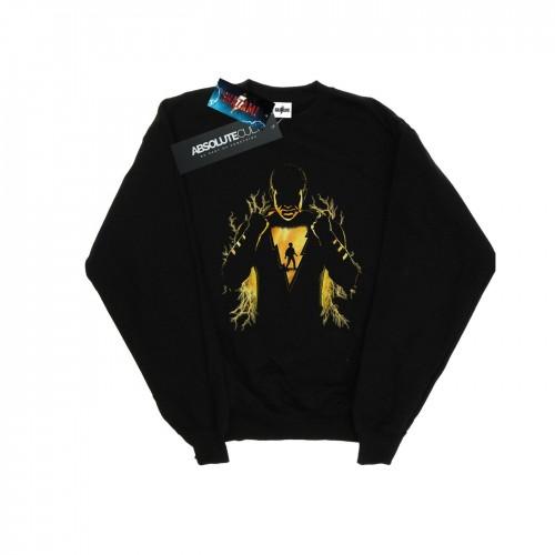 DC Comics Womens/Ladies Shazam Lightning Silhouette Sweatshirt