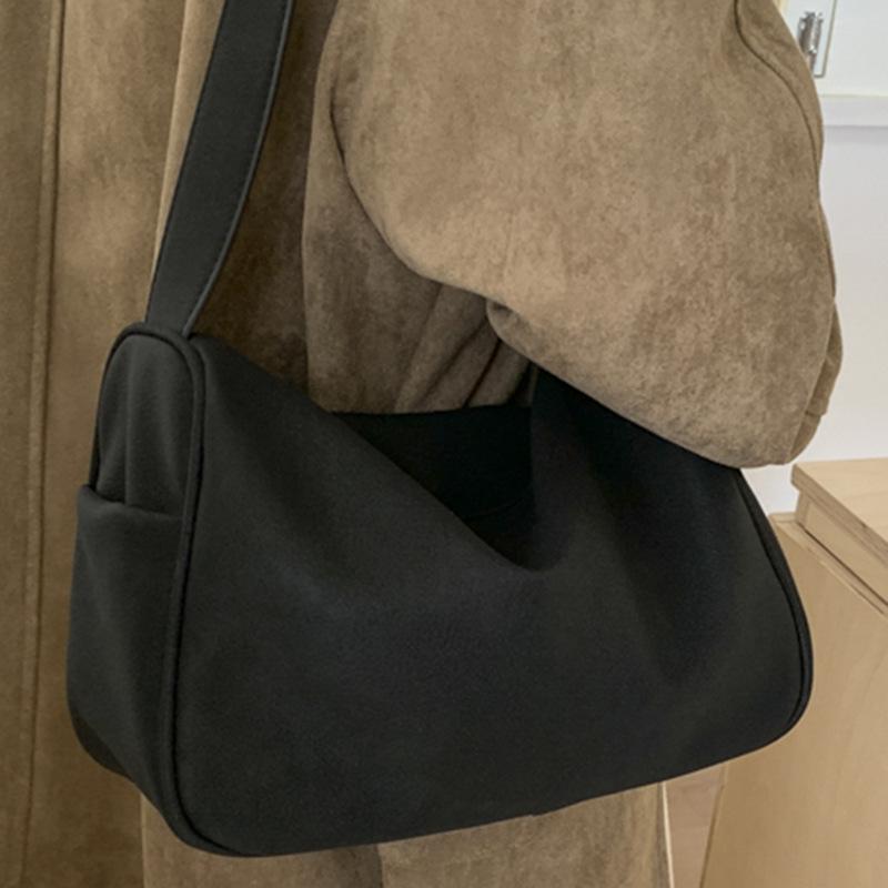 Ретро и простая сумка-пельмень под мышкой для поездок на работу, одноплечная ручная сумка кроссбоди