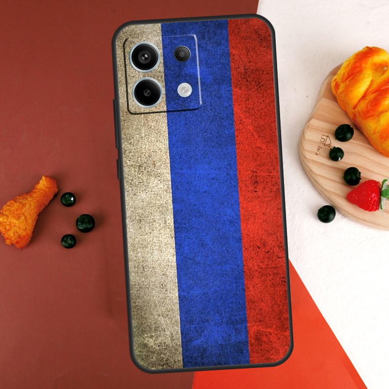 Russian Flag Case For Xiaomi Redmi Note 14 Pro 9 10 11 12 13 Pro 10S 11S 12S Redmi 13C 10C 12C 14C Coque