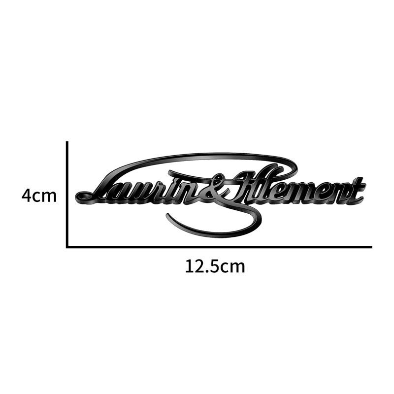 3D для Laurin & Klement Octavia Superb Rapid Kodiaq Karoq Fabia Kamiq эмблема металлический боковой значок автомобиля декоративная наклейка