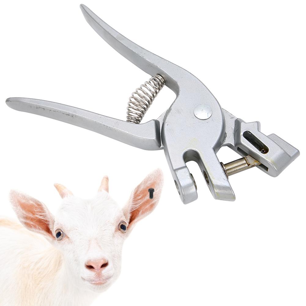 Stainless Steel Livestock Pig Punch Marking Ear Canal Pliers for Distinguish Farm Tool