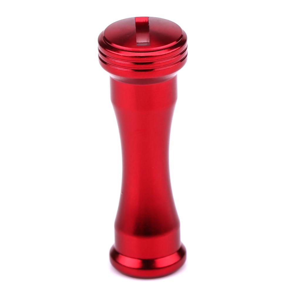 4 Colors Metal Lightweight Knobs Fishing Reel Handle for Baitcasting Tackle Tools (Silver)