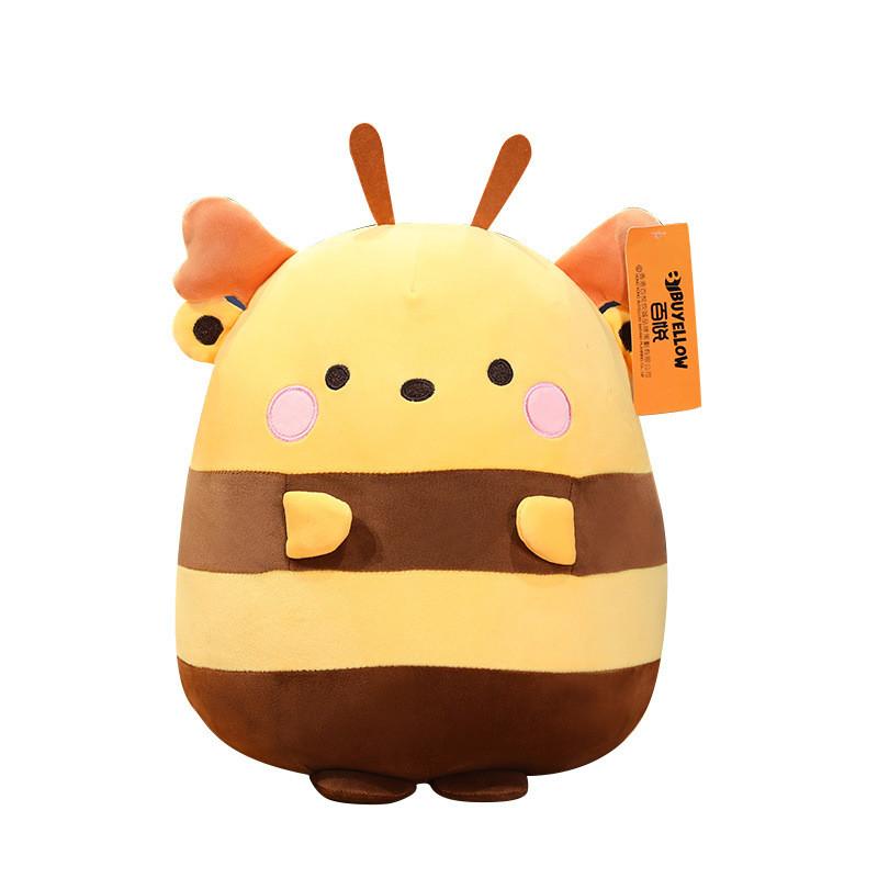 Yellow Delightful Bee Plush Toy For Creative Sleep And Stylish Decoration Sofa