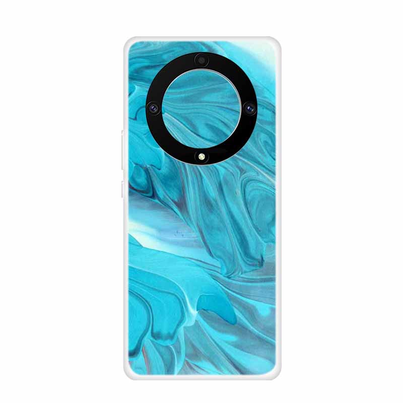 For Honor Magic 5 Lite 5G Cases 6.67" Marble Clear Soft TPU Silicone Back Covers for Huawei Honor Magic5 Lite Transparent Coque