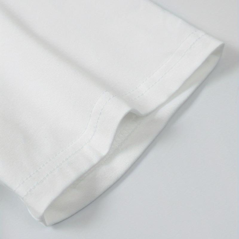 Трендовая женская блузка с графическим принтом, с коротким рукавом, из полиэстера, свободного кроя, ветрозащитная