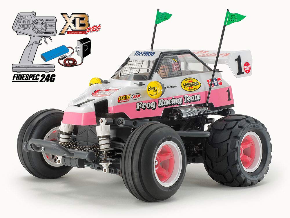 Tamiya XB Series XB Comical Mighty Frog окрашенная полная модель с Propo 57915 1/10 № 215 (Шасси WR-02CB)