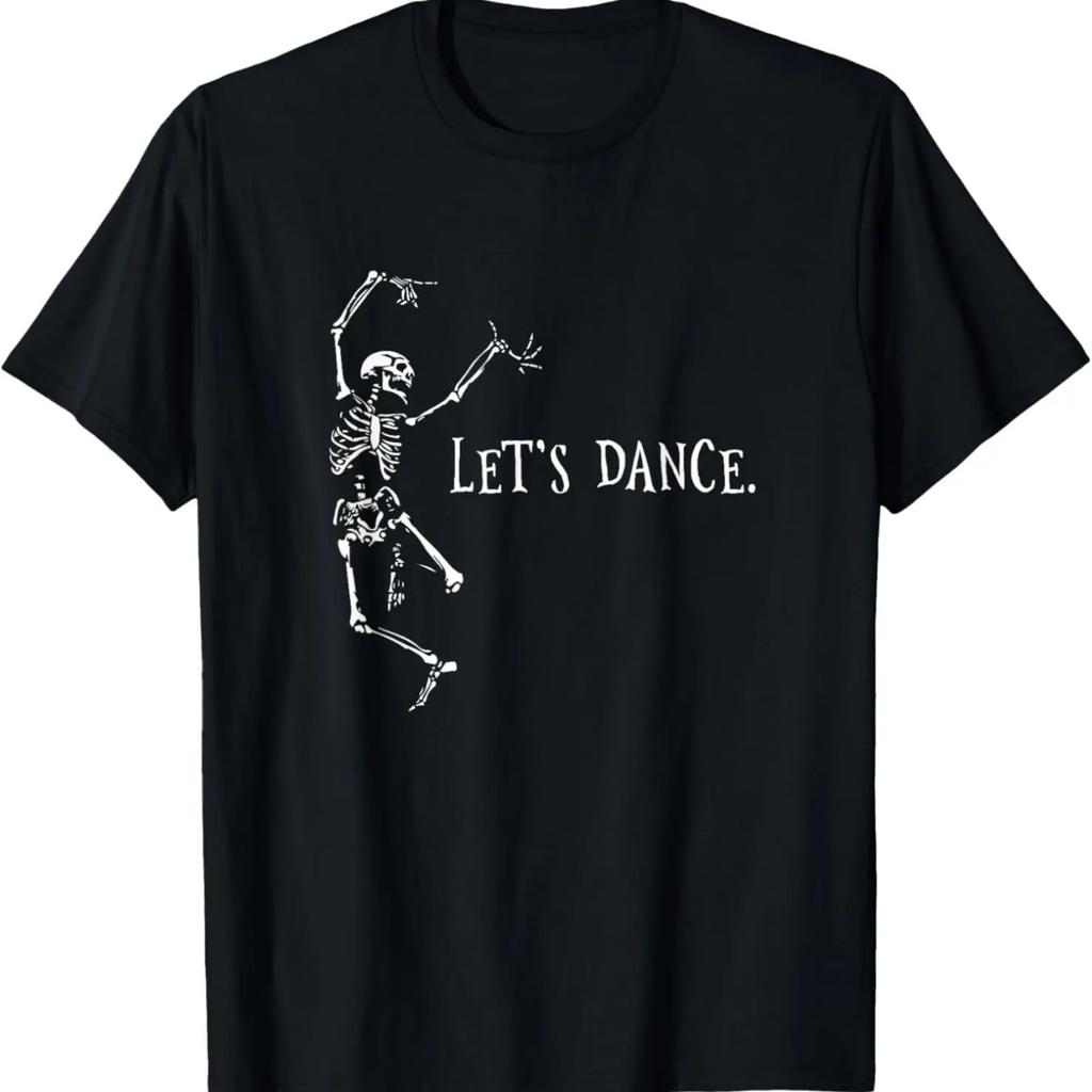 Let's Dance Dancing Skeletons T-shirt Halloween Tee T-Shirt