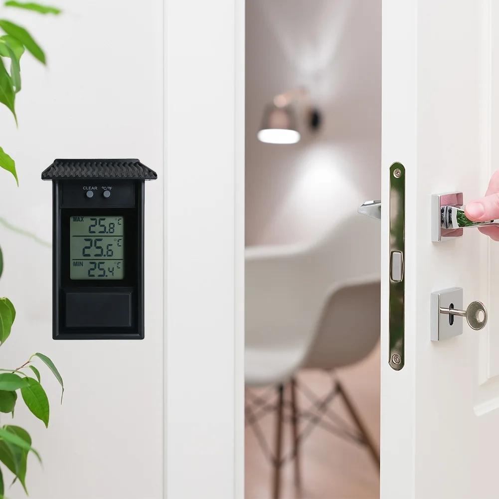 Digital Thermometer Memory Function for Max Min Outdoor Thermometer Household Thermometers Environmental Thermometer for Garden
