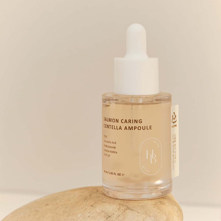 HEVE BLUE Ампула с центеллой для ухода за кожей лосося 30 мл