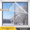 Transparent Indoor Winter Insulation Film – Windproof & Cold-Proof, Light-Preserving