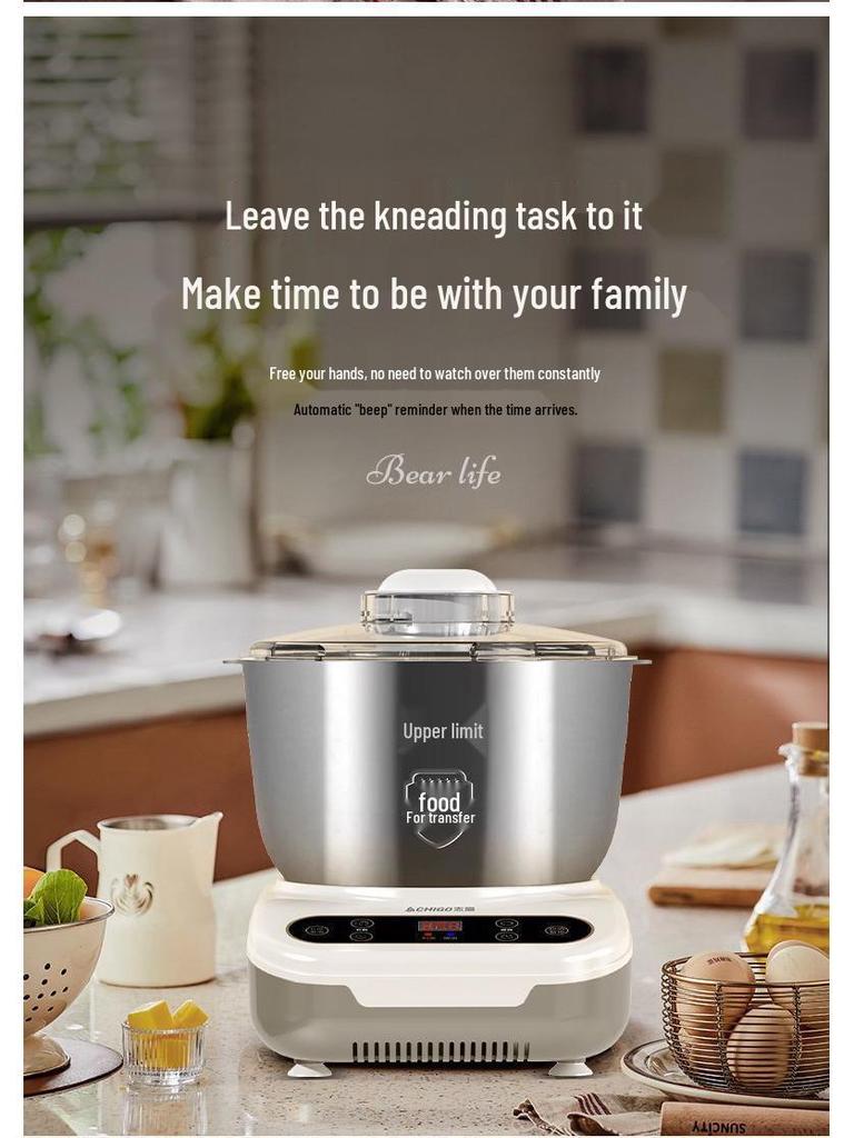 Многофункциональный автоматический миксер и тестомес для домашнего использования