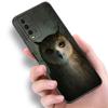 Милый чехол для телефона с изображением совы для Xiaomi Redmi Note 5 6 9T K20 K40 K50 Pro 7A 8A 9A 9C 9i 10A 10C A1 S2 Мягкий черный чехол из ТПУ