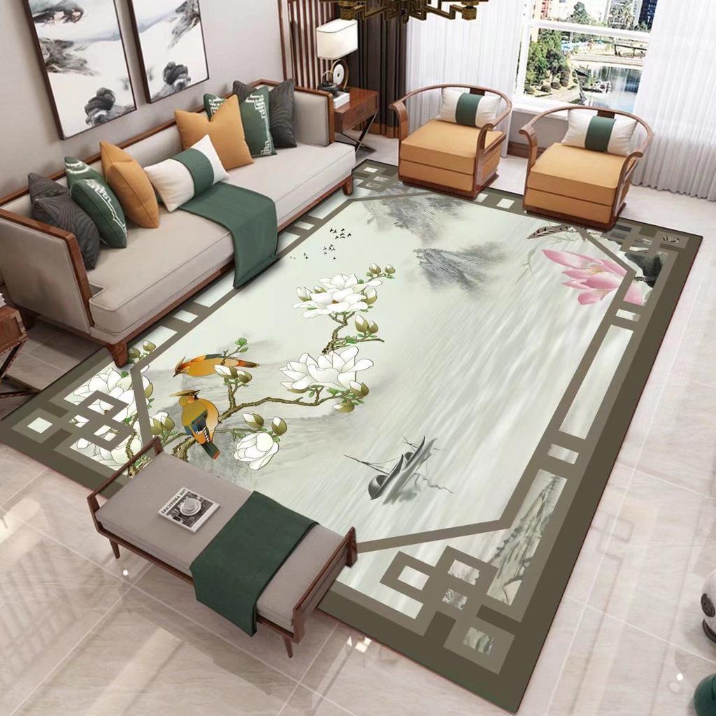 New Chinese Living Room Carpet Carpet Large Area Full Floor Mat Entrance Door Carpet Bedroom Bedside Carpet