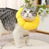 Protective Cat Collar for Neck Wound Protections Flower Elizabethan Circle Collar for Dogs Cats Post Surgery Recovery