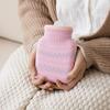 Small Silicone Hot Water Bottle for Warming the Stomach, Mini Portable Hand Warmer, Portable Hot Water Bag