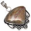 Pendant Ocean Jasper Gemstone Handmade Mother'Day Silver Jewelry 2"