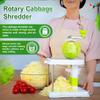 Роторный измельчитель капусты, небольшой размер, терка для сыра, ручной измельчитель овощей, капусты, кухонные гаджеты