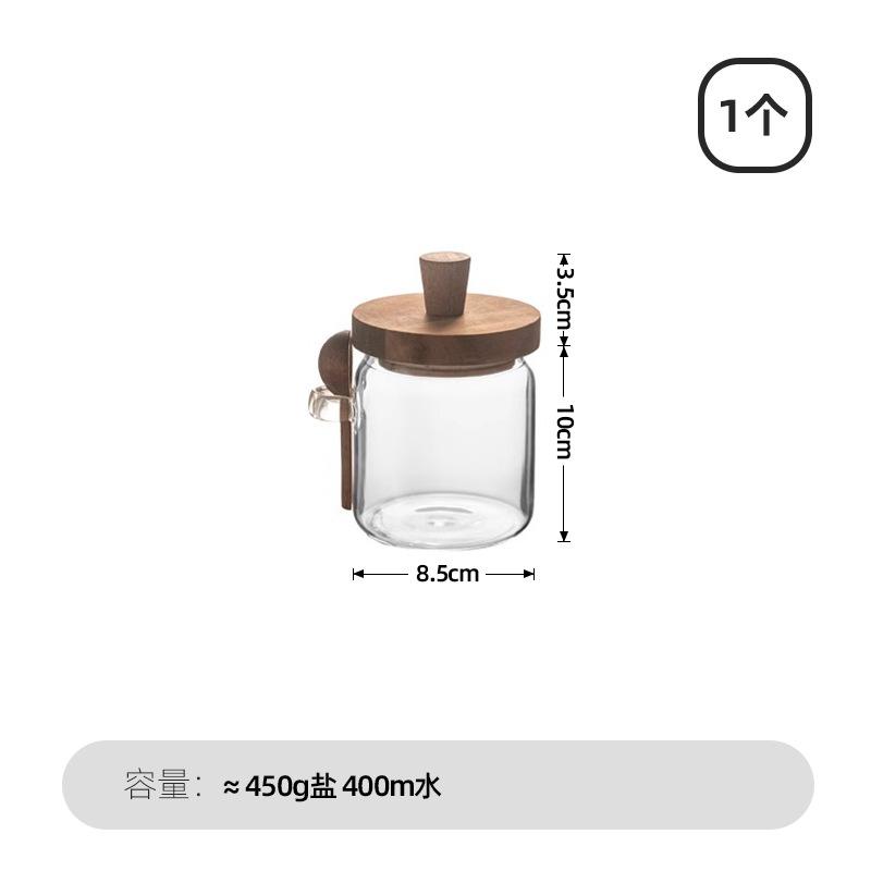 Стеклянная банка Кухонная Пищевая Герметичная Стеклянная банка Банка для хранения кофейного порошка Приправ Банка для меда из акации