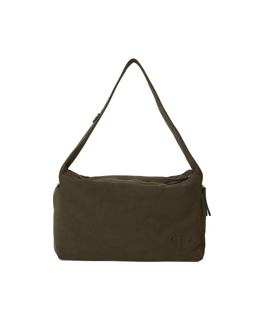 Christine Project Stud Suede Bulky Bag(Matcha)
