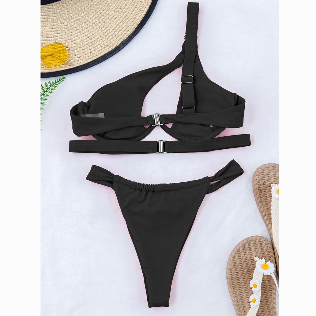 Push Up Bikinis Micro Bikini Set Sexy Swimsuits Female Thong Swimwear Brazilian Biquini Black Bikini Hollow Out Beachwear