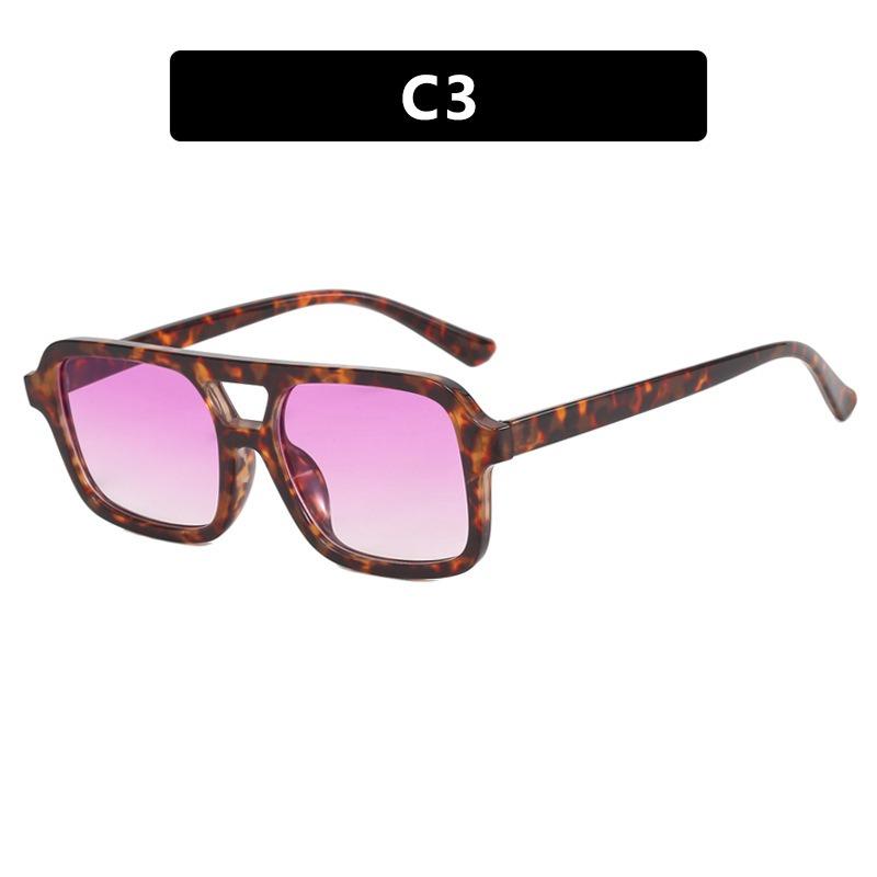 Vintage Classic Pilot Sunglasses Women Men Retro Colorful Brand Double Girder Sun Glasses Outdoor Driving Glasses